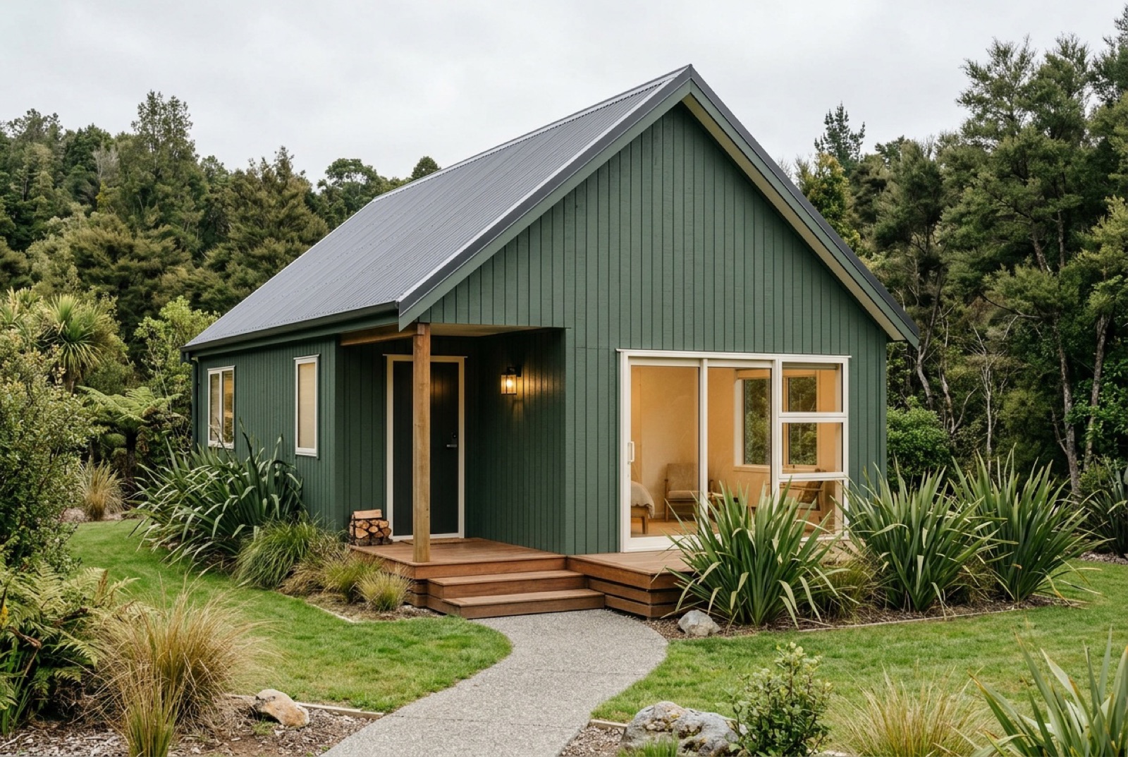 Fern 48, painted shiplap